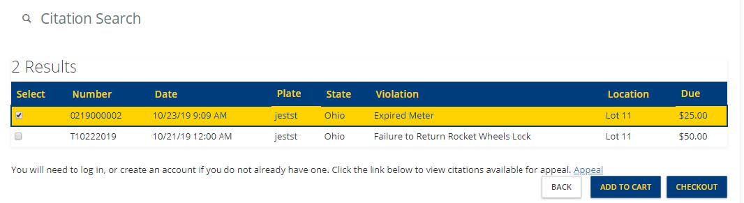 how to pay a citation step 4